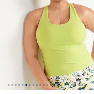 NWT | XXL | PowerSoft Cropped Shelf-Bra Tank Top for Women